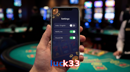 Game list for Luck33 app section