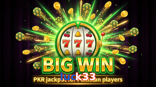 Big win animation on Luck33 slot game